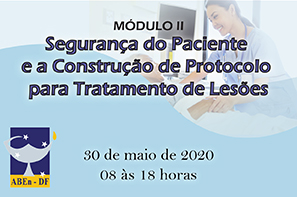 Curso Segurança do Paciente e a Construção de Protocolo para Tratamento de Lesões - Modulo II